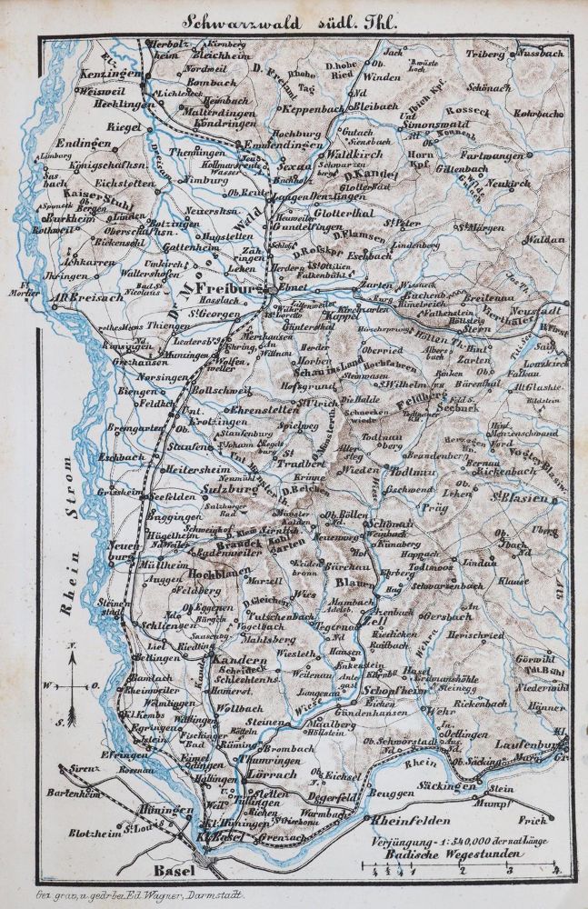 Große Abbildung Nr.6: 144-2084 Rheinlande, Die,: (Verschiedene Länder - Geschichte, Baedeker)