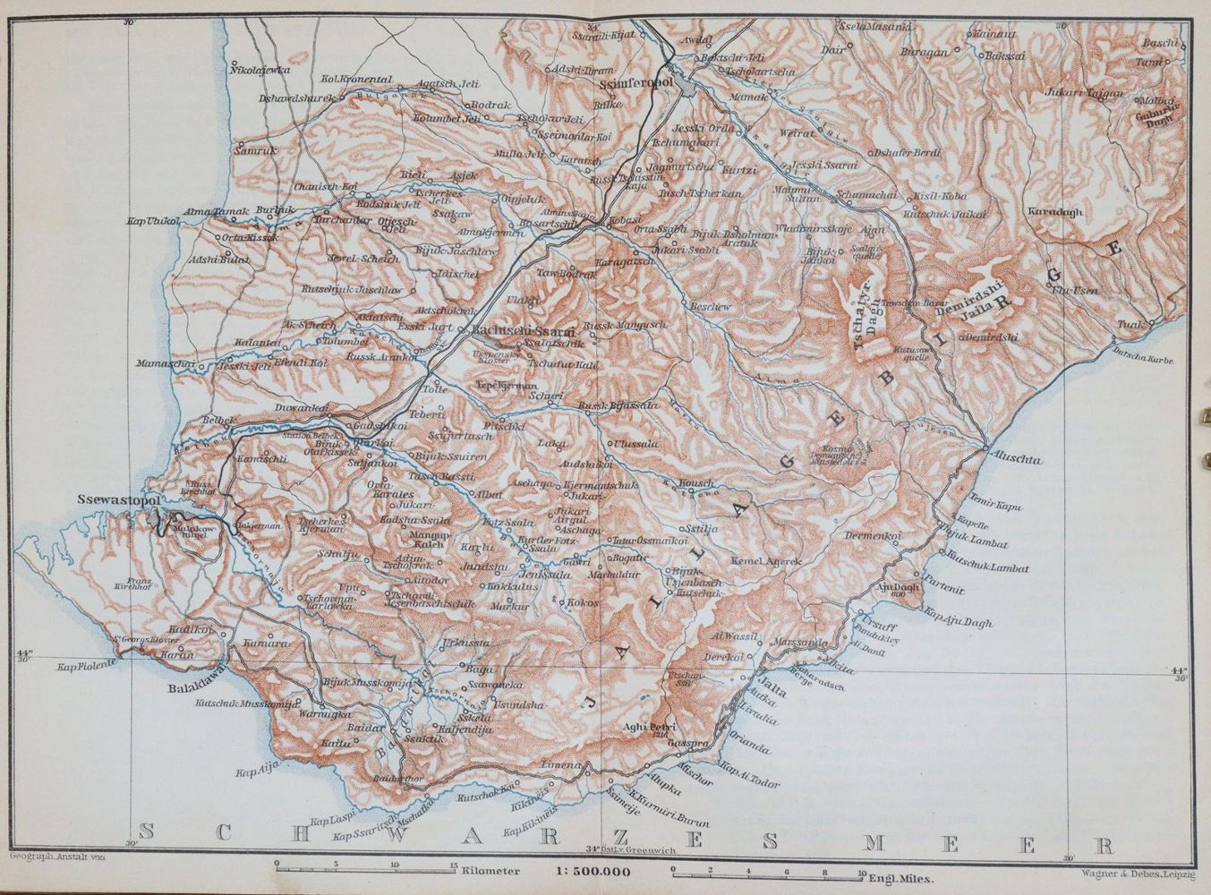 Große Abbildung Nr.6: 144-2086 Russland.: (Verschiedene Länder - Geschichte, Baedeker)
