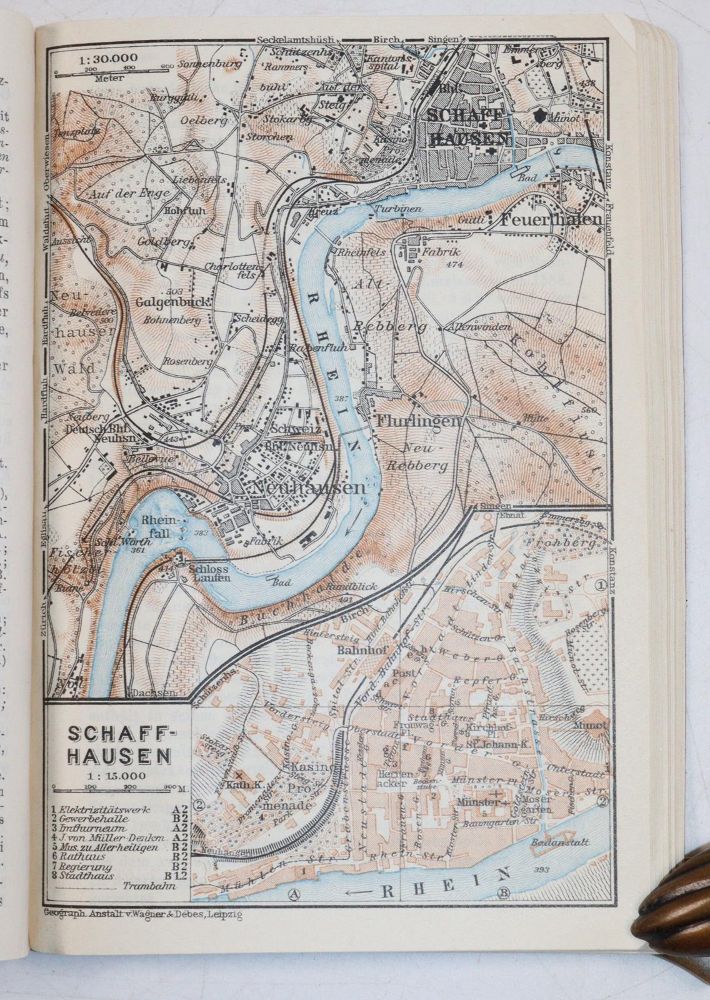 Große Abbildung Nr.3: 144-2089 Schweiz, Die,: (Verschiedene Länder - Geschichte, Baedeker)