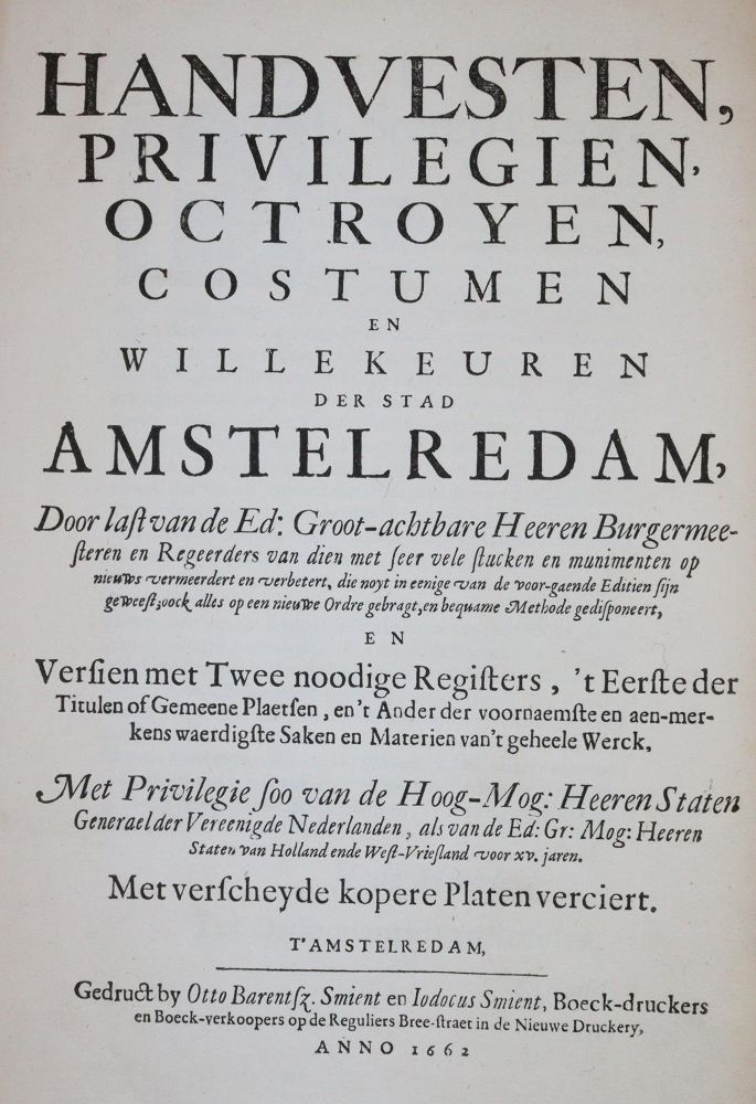 Große Abbildung Nr.1: 144-2093 Handvesten,: (Verschiedene Länder - Geschichte, Benelux)