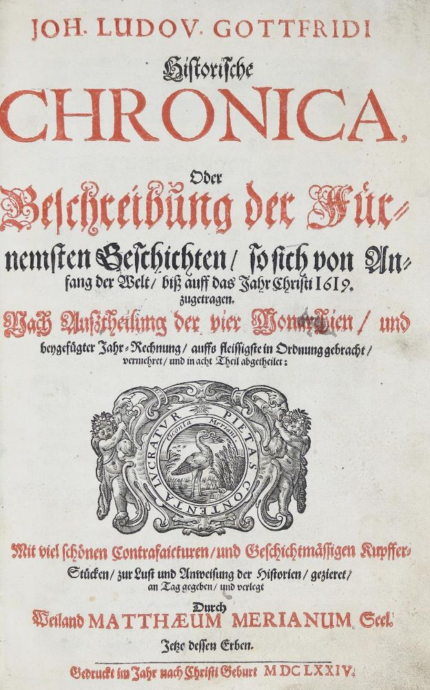 Große Abbildung Nr.1: 144-2109 Gottfried,J.L. (d.i. J.P.Abelin).: (Verschiedene Länder - Geschichte)