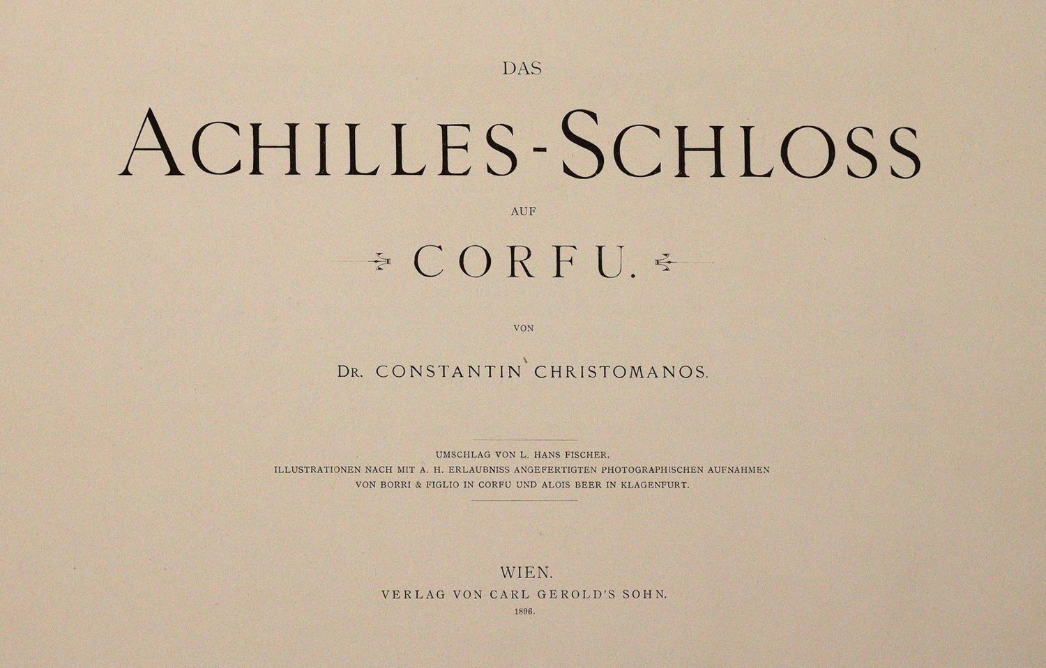 Große Abbildung Nr.1: 144-2111 Christomanos,C.: (Verschiedene Länder - Geschichte, Griechenland, Korfu)
