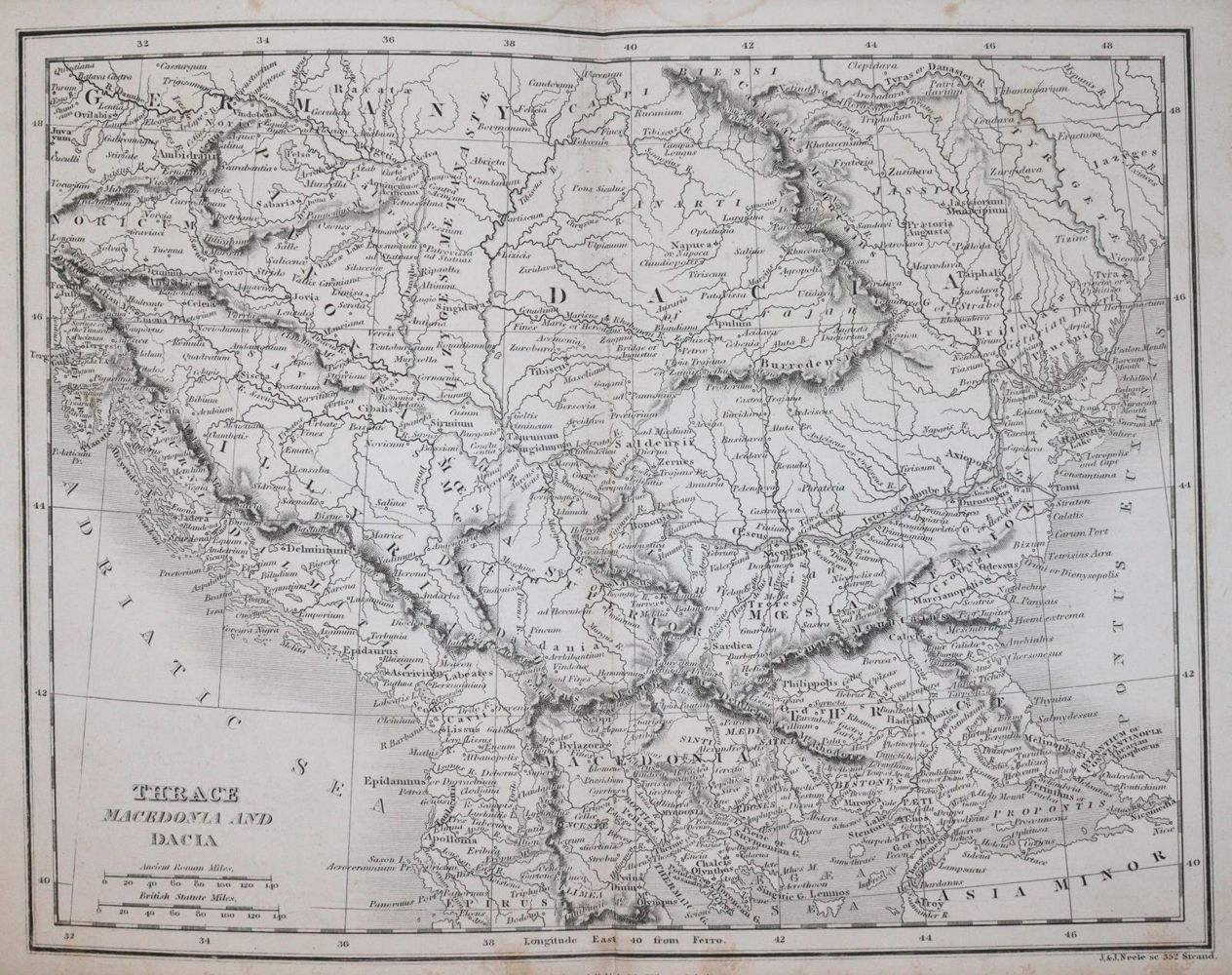 Große Abbildung Nr.1: 144-2112 Maps and Plans: (Verschiedene Länder - Geschichte, Griechenland)