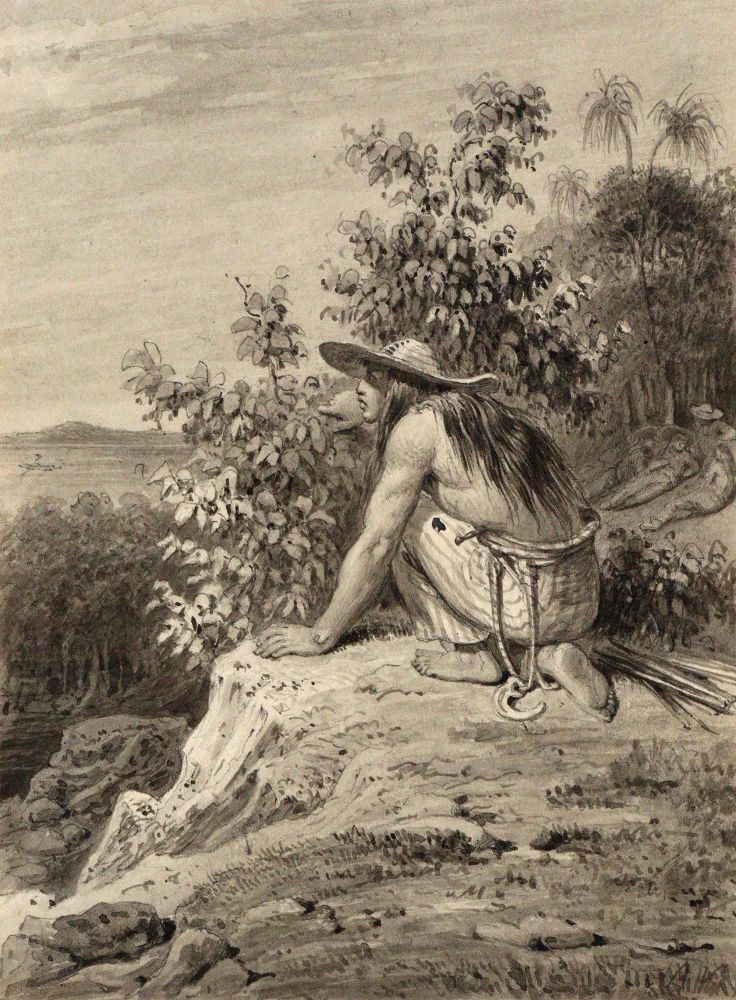 Große Abbildung Nr.1: 144-2130 Dayak auf Borneo.: (Verschiedene Länder - Geschichte, Kolonien)