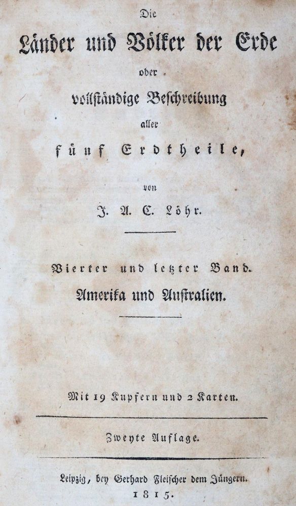 Große Abbildung Nr.1: 144-2134 Löhr,J.A.E.: (Verschiedene Länder - Geschichte)