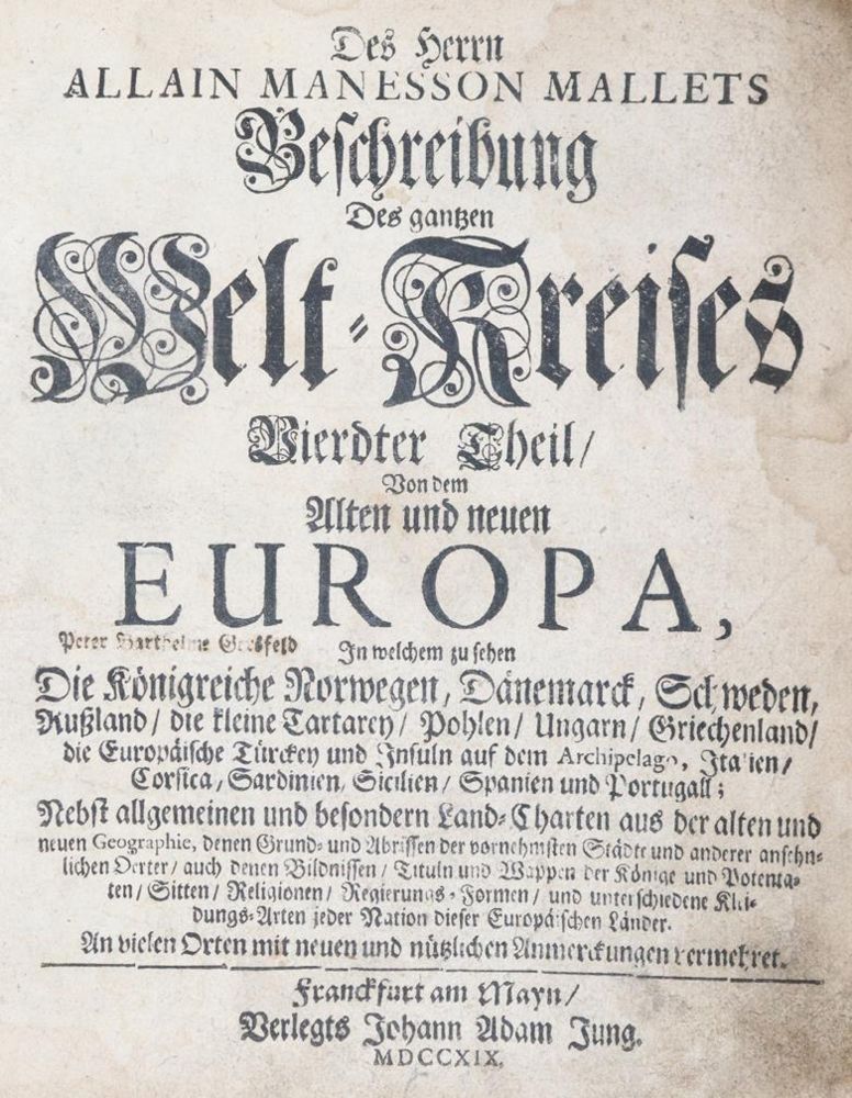 Große Abbildung Nr.1: 144-2138 Mallet,A.: (Verschiedene Länder - Geschichte)
