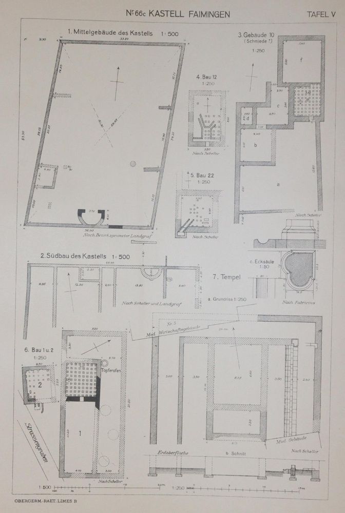 Große Abbildung Nr.4: 144-2141 Obergermanisch-raetische Limes, Der,: (Verschiedene Länder - Geschichte)