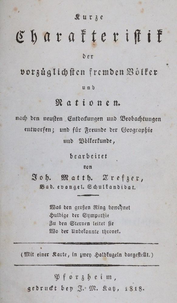Große Abbildung Nr.2: 144-2165 Trefzer,J.M.: (Verschiedene Länder - Geschichte)
