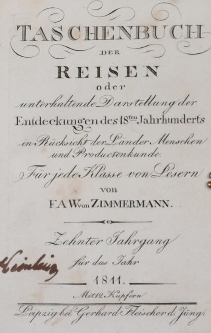 Große Abbildung Nr.1: 144-2172 Zimmermann,E.A.W.v.: (Verschiedene Länder - Geschichte)