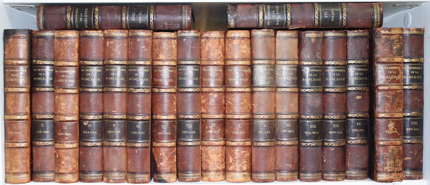 Große Abbildung Nr.2: 144-218 Aubert de la Chesnaye des Bois,F.-A.: (Genealogie und Heraldik)