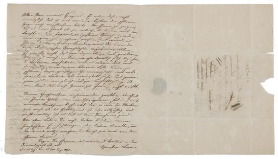 Große Abbildung Nr.1: 144-2180 Fürstenberg, Leopoldine zu,: (Autographen)