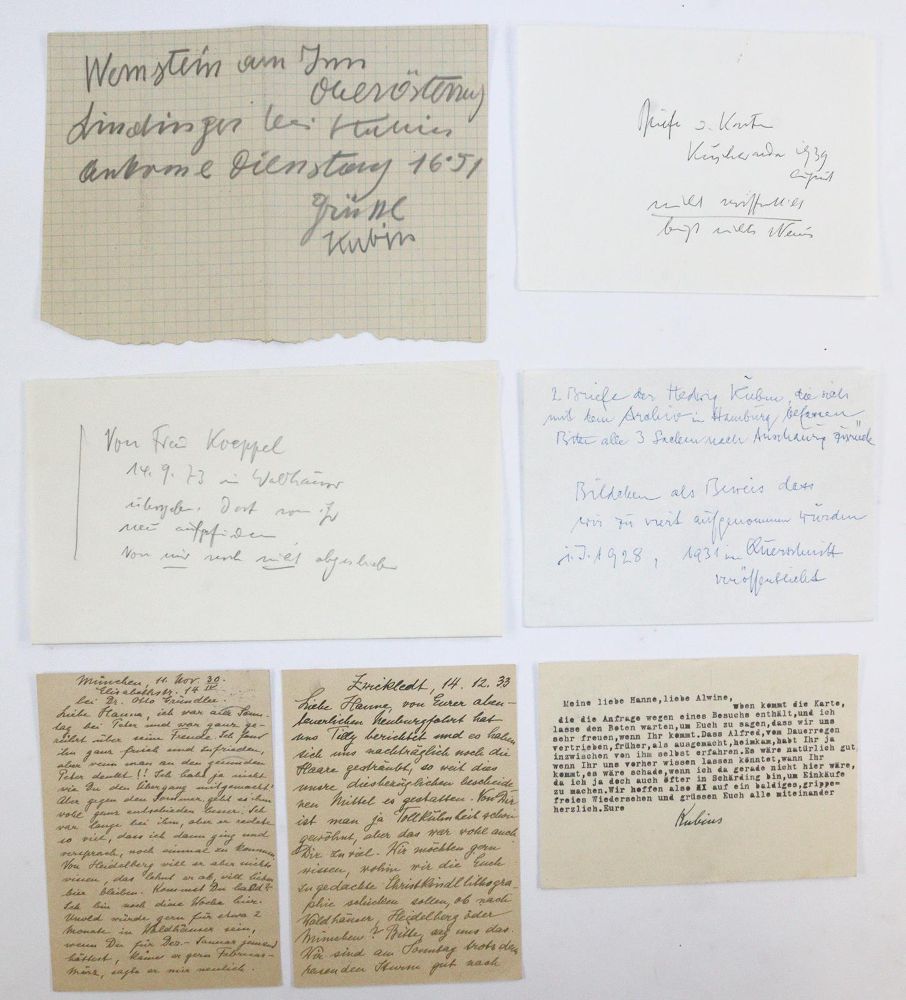 Große Abbildung Nr.1: 144-2193 Kubin, Alfred,: (Autographen)
