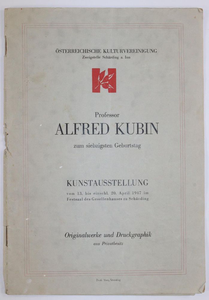 Große Abbildung Nr.11: 144-2193 Kubin, Alfred,: (Autographen)