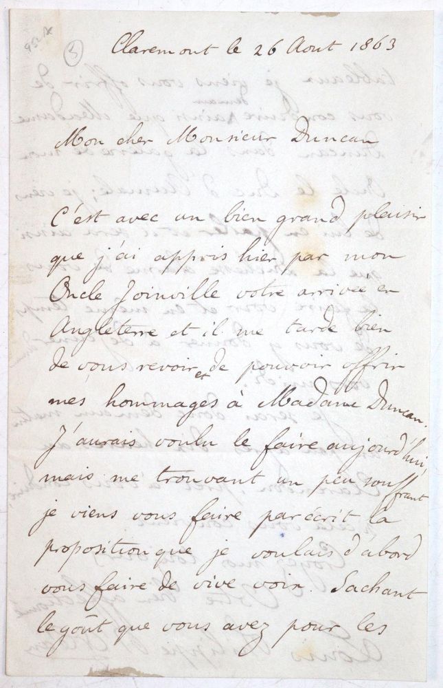 Große Abbildung Nr.3: 144-2195 Louis Phillipe Albert d'Orleans,: (Autographen)
