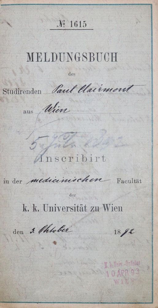 Große Abbildung Nr.1: 144-2196 Meldungsbuch: (Autographen)