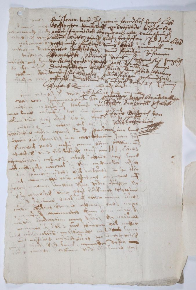 Große Abbildung Nr.2: 144-2197 Metternich, Hans Dietrich von,: (Autographen)