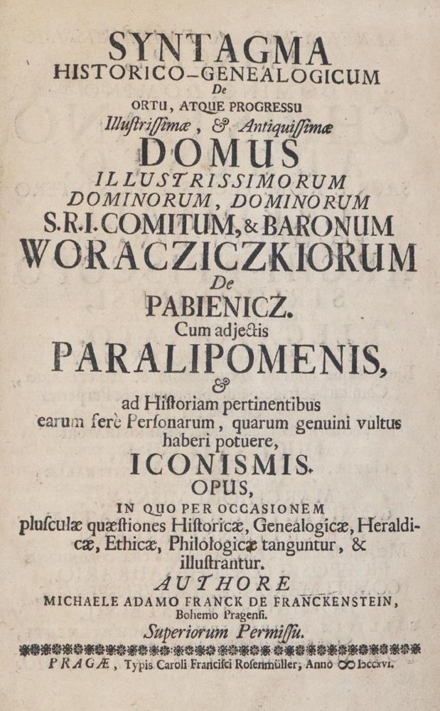 Große Abbildung Nr.1: 144-221 Franck von Franckenstein,M.A.: (Genealogie und Heraldik)