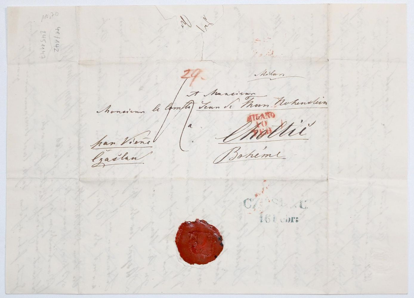 Große Abbildung Nr.2: 144-2211 Thun und Hohenstein, Franz Graf von,: (Autographen)