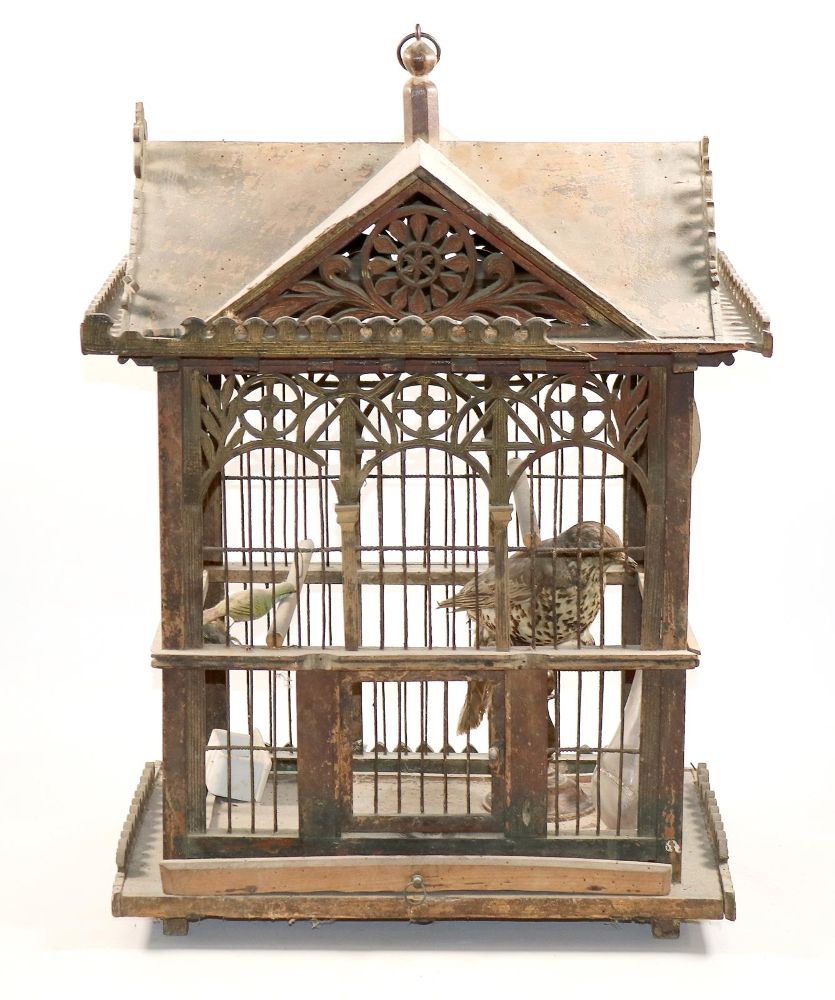 Große Abbildung Nr.1: 144-2218 Antiker Vogelkäfig.: (Varia)