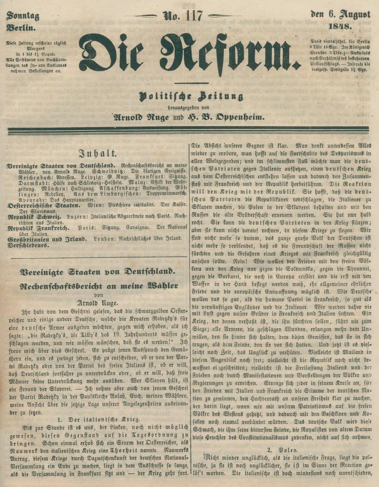 Große Abbildung Nr.2: 144-229 Reform, Die.: (Politik und Staatswissenschaften)