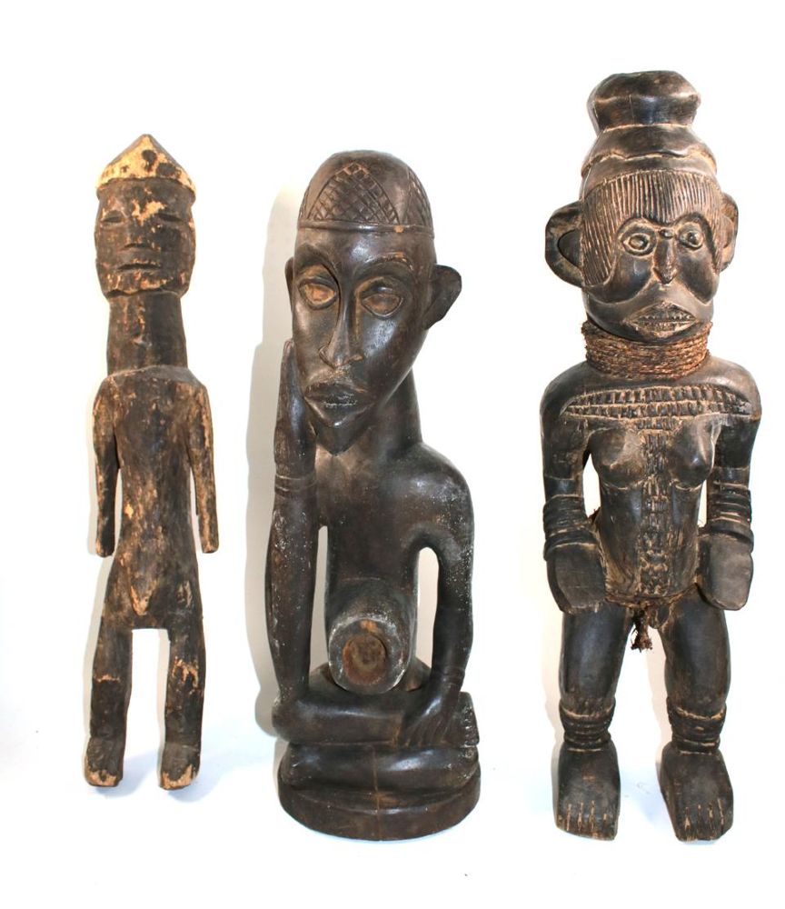 Große Abbildung Nr.1: 144-2290 Ahnenfiguren.: (Afrika)