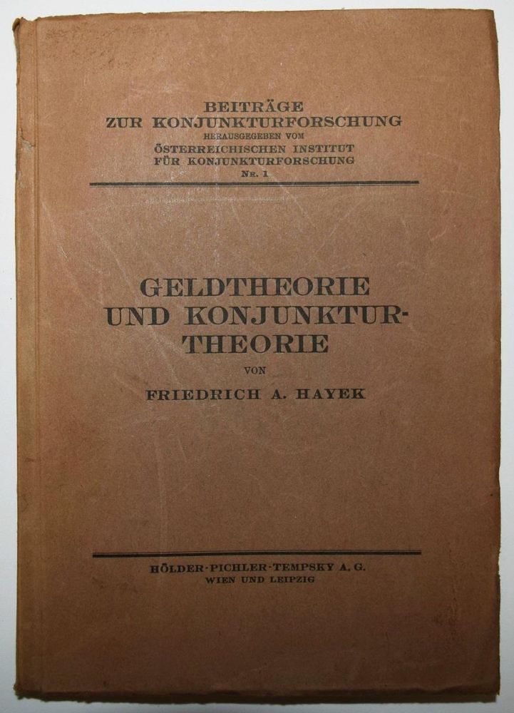 Große Abbildung Nr.1: 144-238 Hayek,F.A.v.: (Wirtschaft)