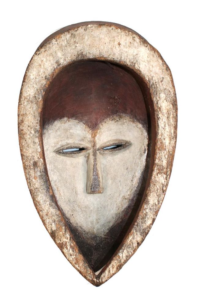 Große Abbildung Nr.1: 144-2380 Maske Kwele.: (Afrika)