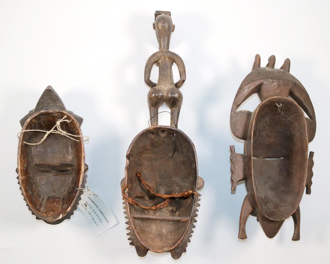 Große Abbildung Nr.4: 144-2381 Afrikanische Masken.: (Afrika, Masken)