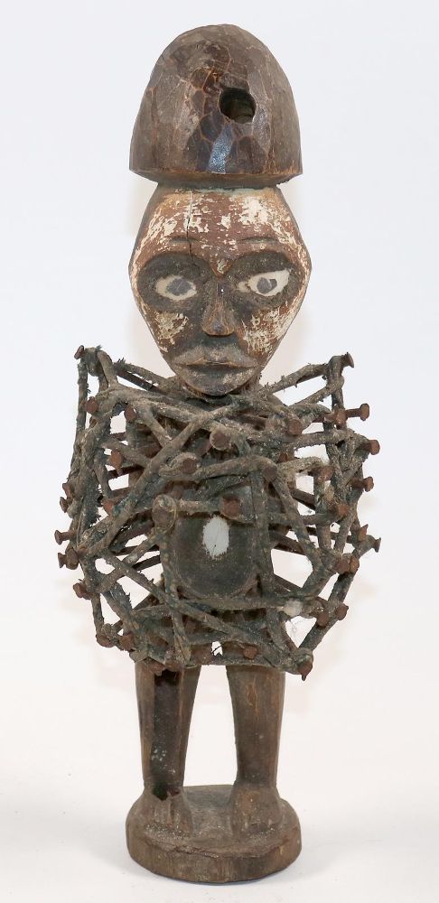 Große Abbildung Nr.1: 144-2391 Nkisi Fetischfigur.: (Afrika)