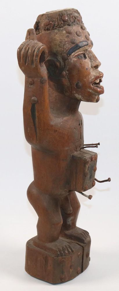 Große Abbildung Nr.2: 144-2393 Nkisi, Nkonde Zauberfigur.: (Afrika)