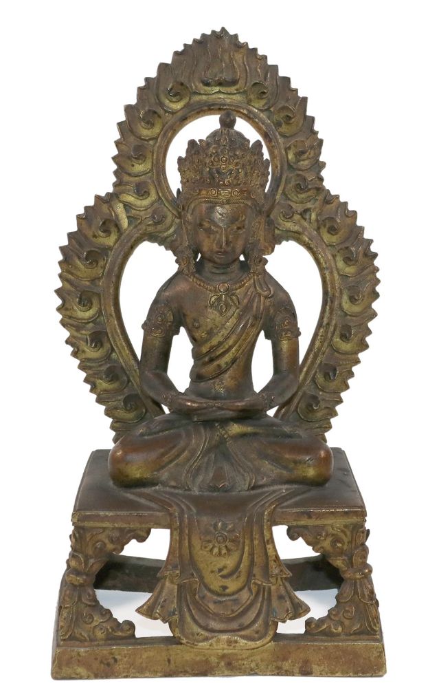 Große Abbildung Nr.1: 144-2442 Buddha Amitayus.: (Asiatika)