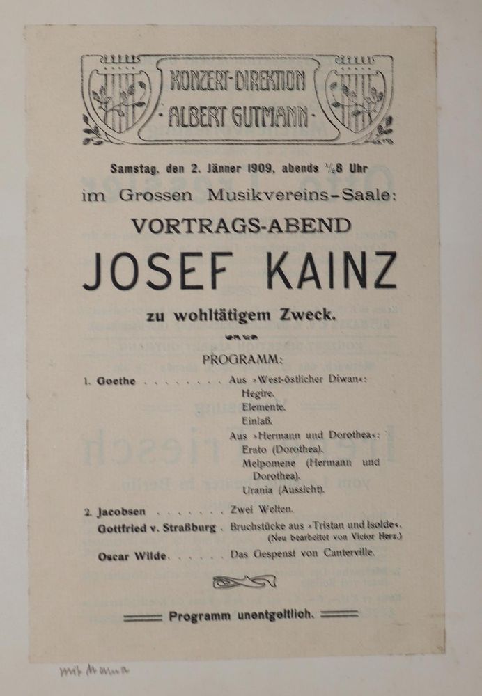 Große Abbildung Nr.2: 144-247 Kainz,J.: (Film - Theater - Tanz)