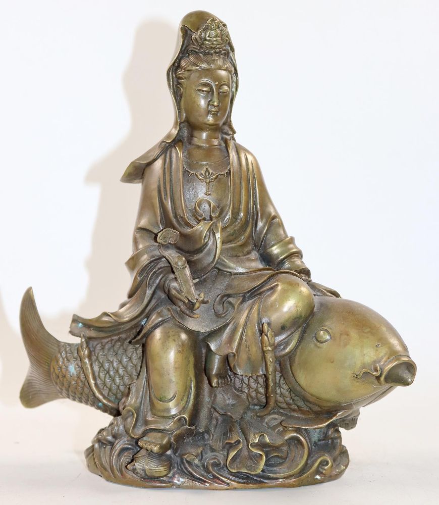 Große Abbildung Nr.1: 144-2481 Guanyin sitzend: (Asiatika)