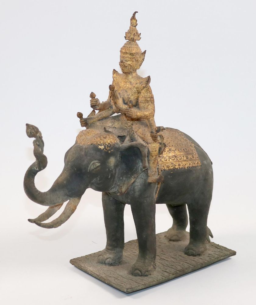 Große Abbildung Nr.1: 144-2487 Indra auf Airavata: (Asiatika)