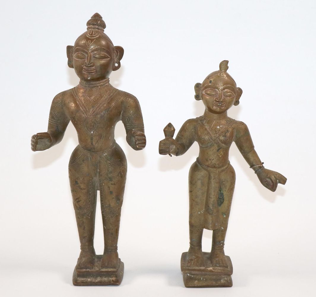 Große Abbildung Nr.1: 144-2494 Krishna u. Gopi: (Asiatika)