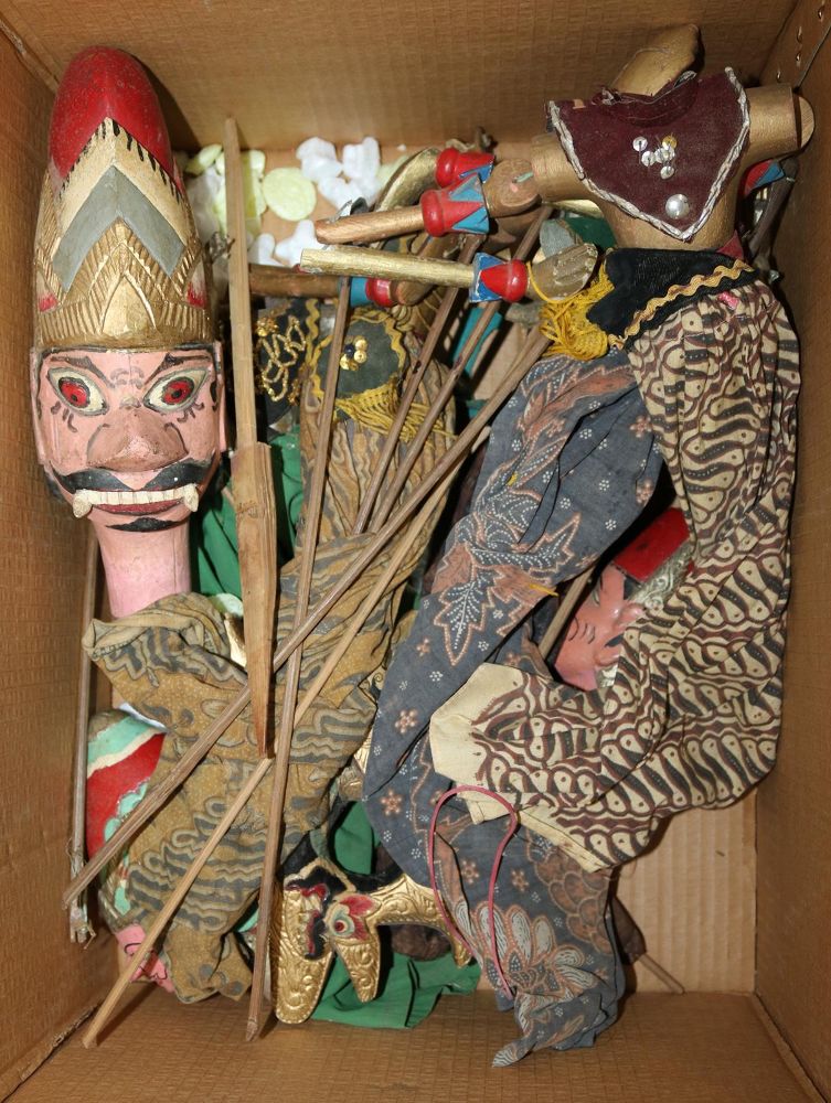 Große Abbildung Nr.3: 144-2531 Wayang Theater: (Asiatika)