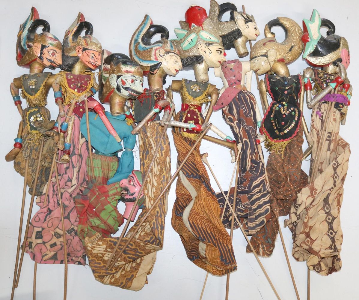 Große Abbildung Nr.4: 144-2531 Wayang Theater: (Asiatika)