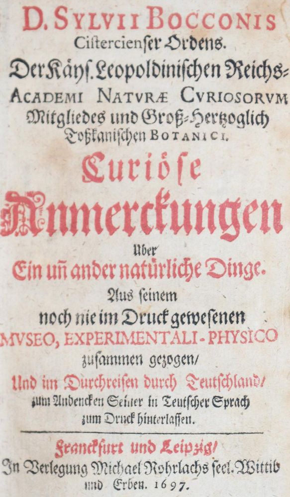 Große Abbildung Nr.1: 144-256 Boccone,S.: (Grenzwissenschaften und Okkultismus)