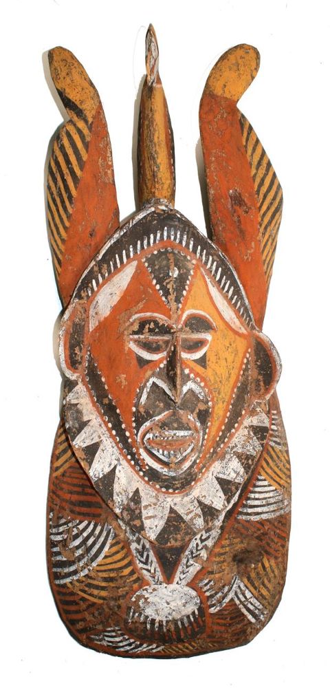 Große Abbildung Nr.1: 144-2566 Maske Papua-: (Ozeanien)