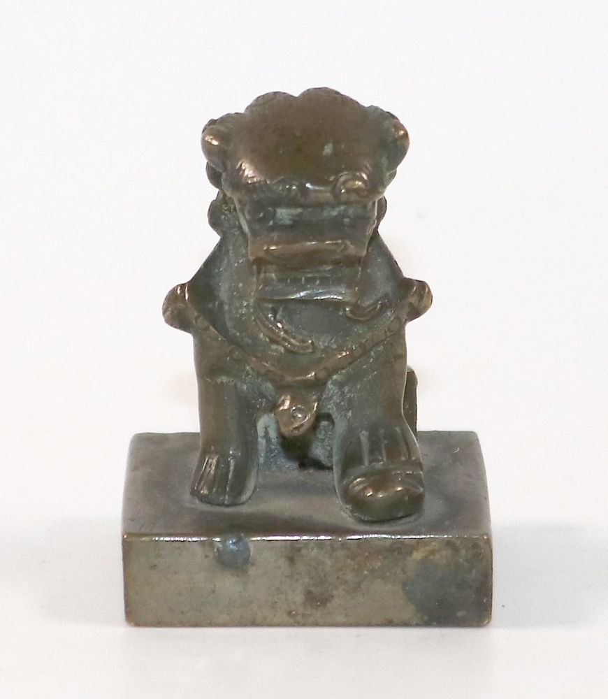 Große Abbildung Nr.1: 144-2578 Bronzesiegel China.: (Petschaften)