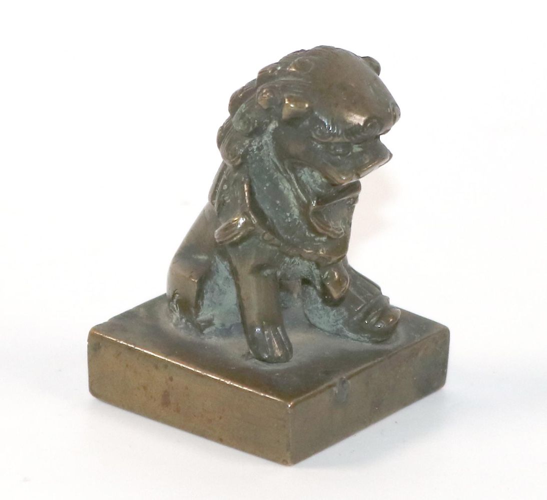 Große Abbildung Nr.2: 144-2578 Bronzesiegel China.: (Petschaften)