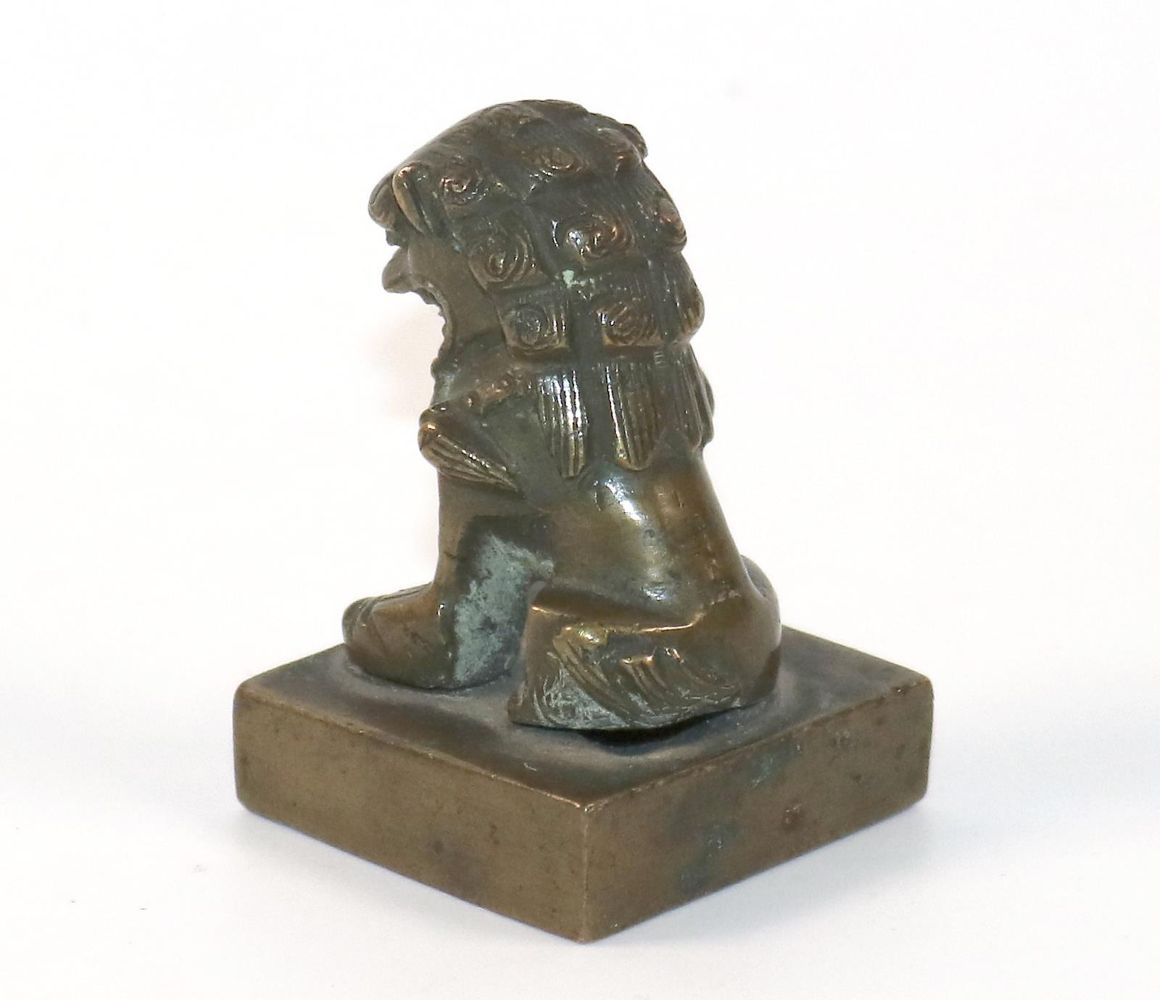 Große Abbildung Nr.3: 144-2578 Bronzesiegel China.: (Petschaften)