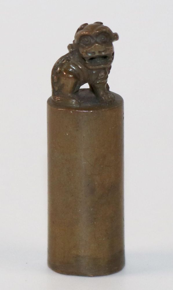 Große Abbildung Nr.1: 144-2579 China Bronzesiegel.: (Petschaften)