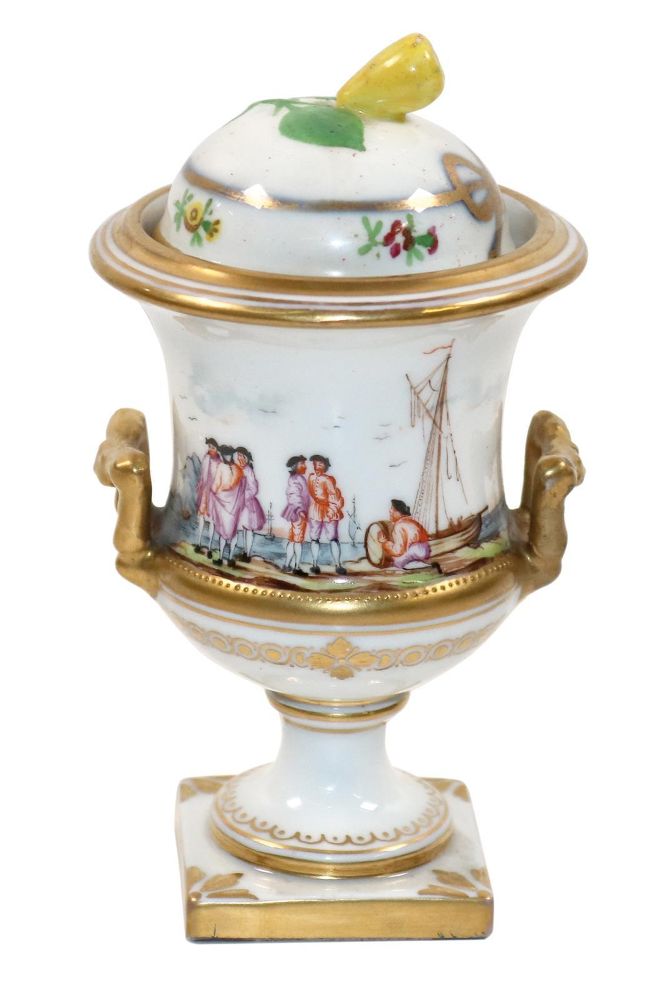 Große Abbildung Nr.1: 144-2593 Deckelamphore: (Porzellan u. Keramik)