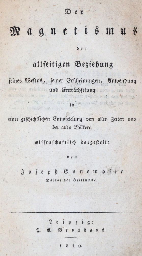 Große Abbildung Nr.1: 144-260 Ennemoser,J.: (Grenzwissenschaften und Okkultismus)