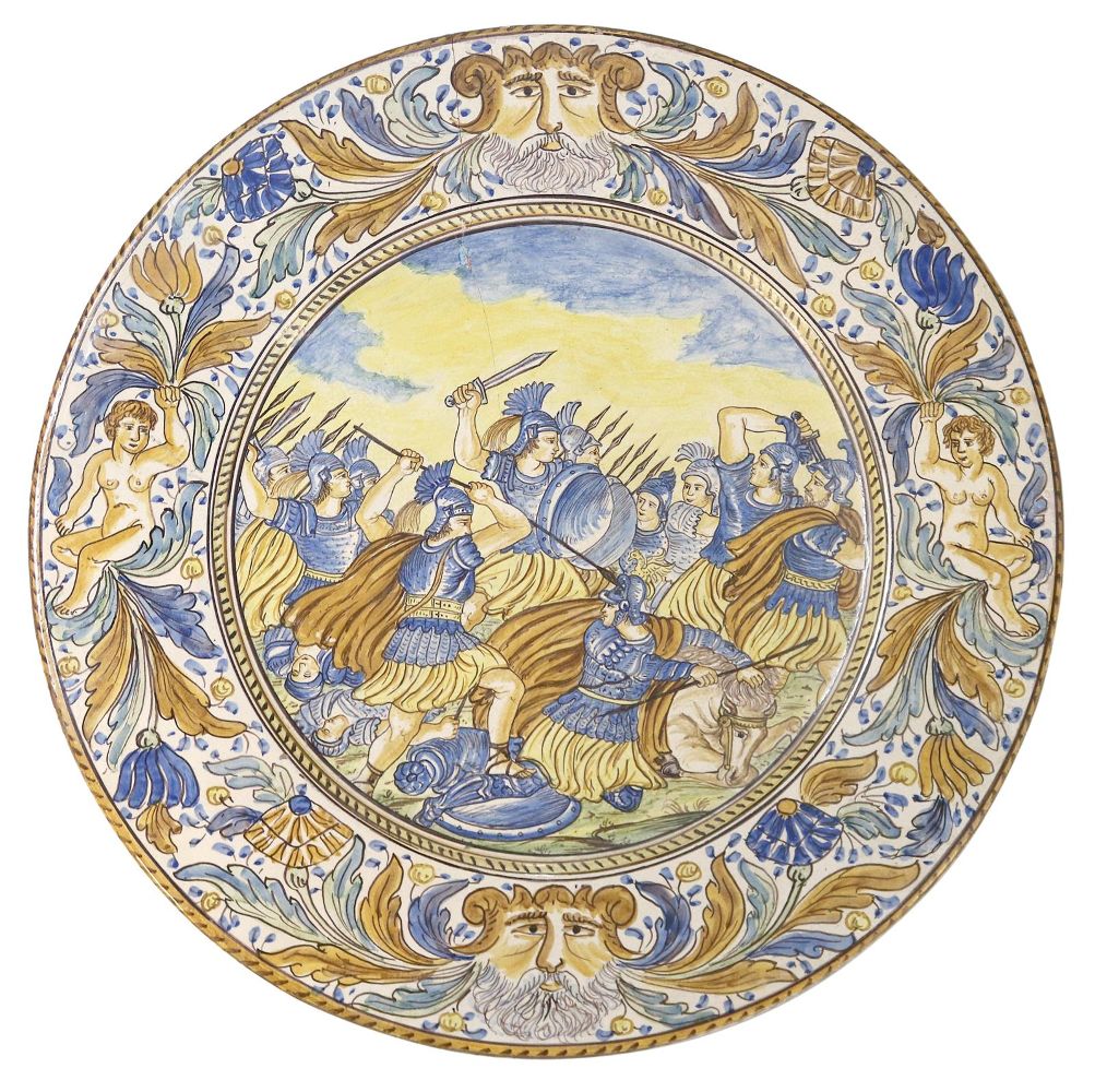 Große Abbildung Nr.1: 144-2611 Urbino o. Deruta: (Porzellan u. Keramik)