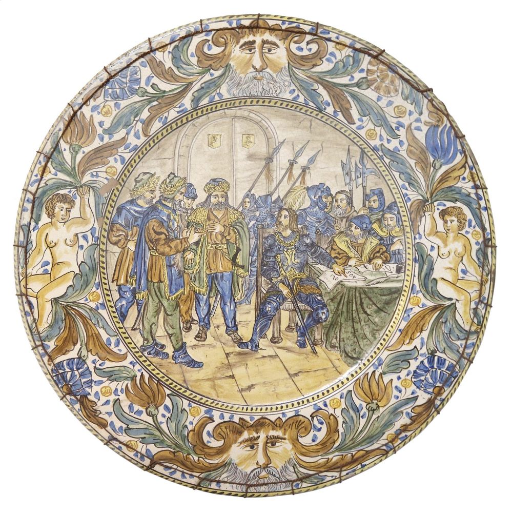 Große Abbildung Nr.3: 144-2611 Urbino o. Deruta: (Porzellan u. Keramik)
