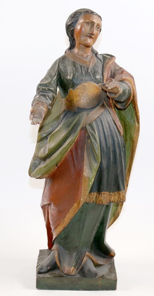 Große Abbildung Nr.1: 144-2621 Heilige Agatha: (Religiöse Volkskunst)