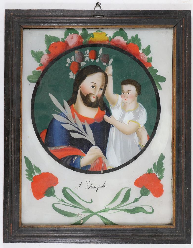Große Abbildung Nr.1: 144-2625 Hinterglasmalerien.: (Religiöse Volkskunst)
