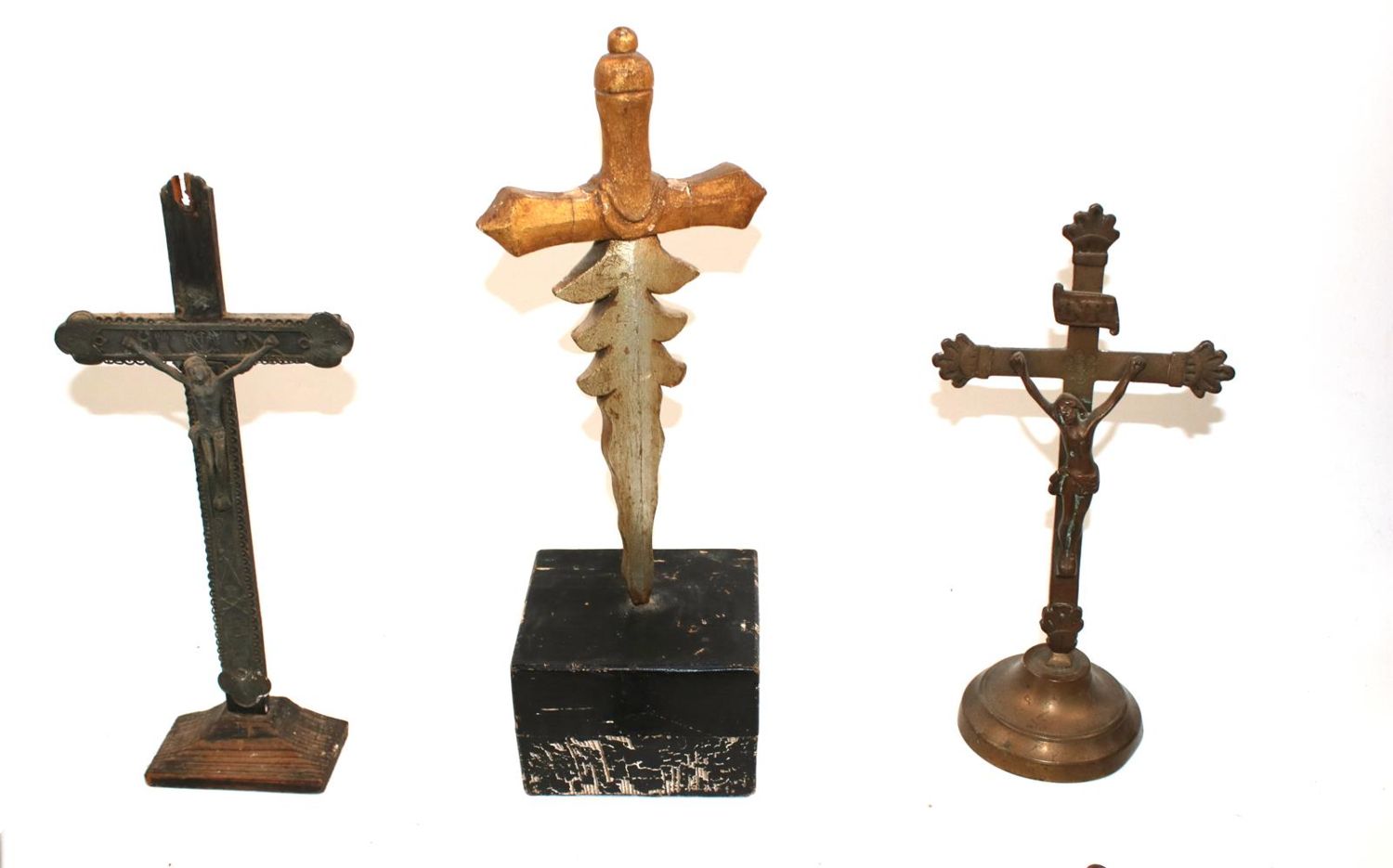Große Abbildung Nr.3: 144-2633 Kruzifixe, Standkreuze: (Religiöse Volkskunst)
